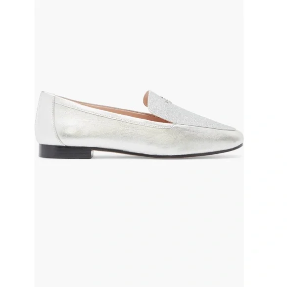 Kate Spade Silver Women's Loafers sz 10 - Picture 6 of 7